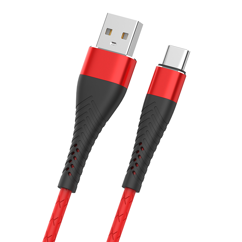 Aluminum alloy fishtail mesh tail data cable