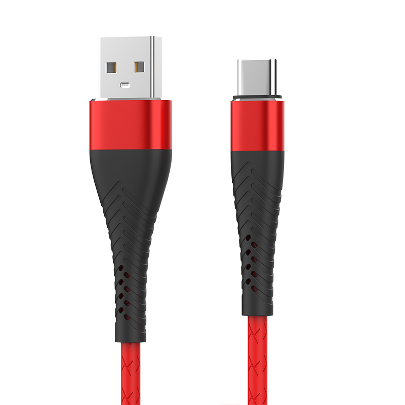 Aluminum alloy fishtail mesh tail data cable